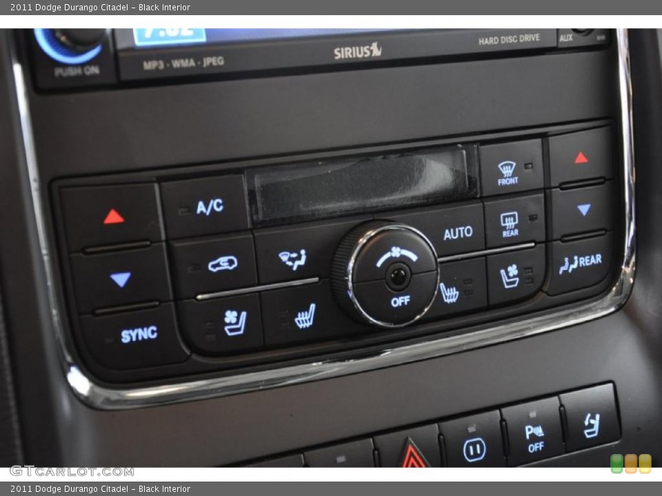 Black Interior Controls for the 2011 Dodge Durango Citadel #47418029