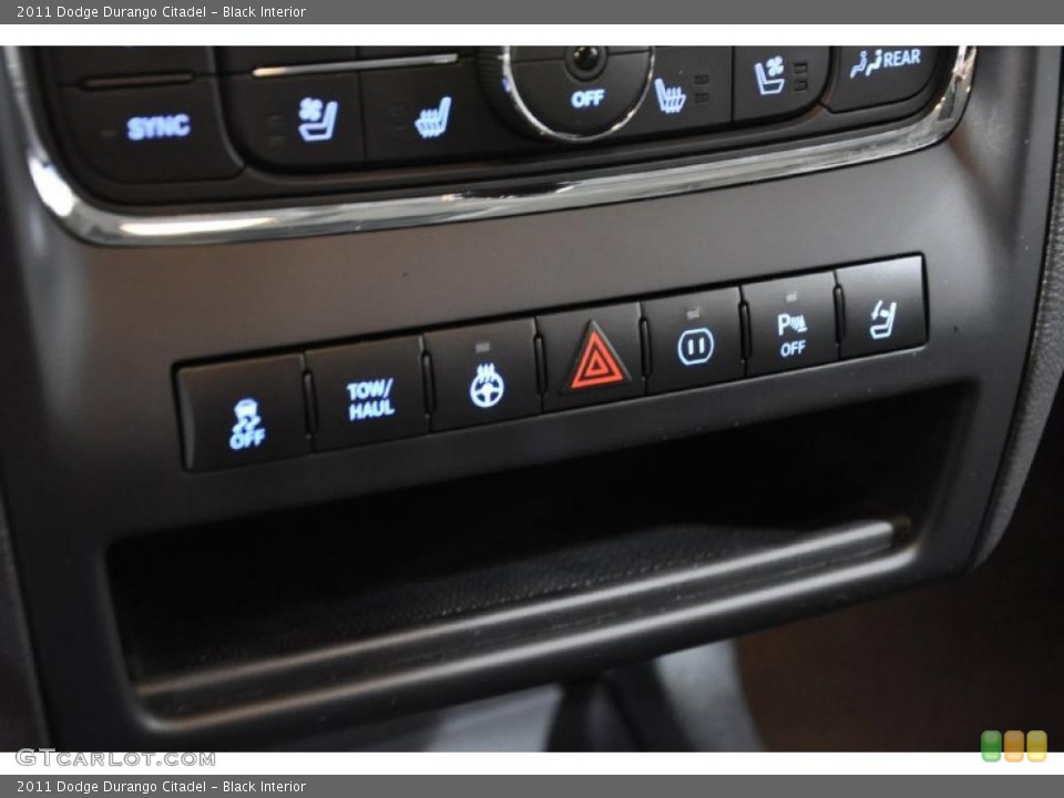 Black Interior Controls for the 2011 Dodge Durango Citadel #47418044
