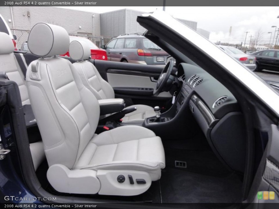 Silver Interior Photo for the 2008 Audi RS4 4.2 quattro Convertible #47418632