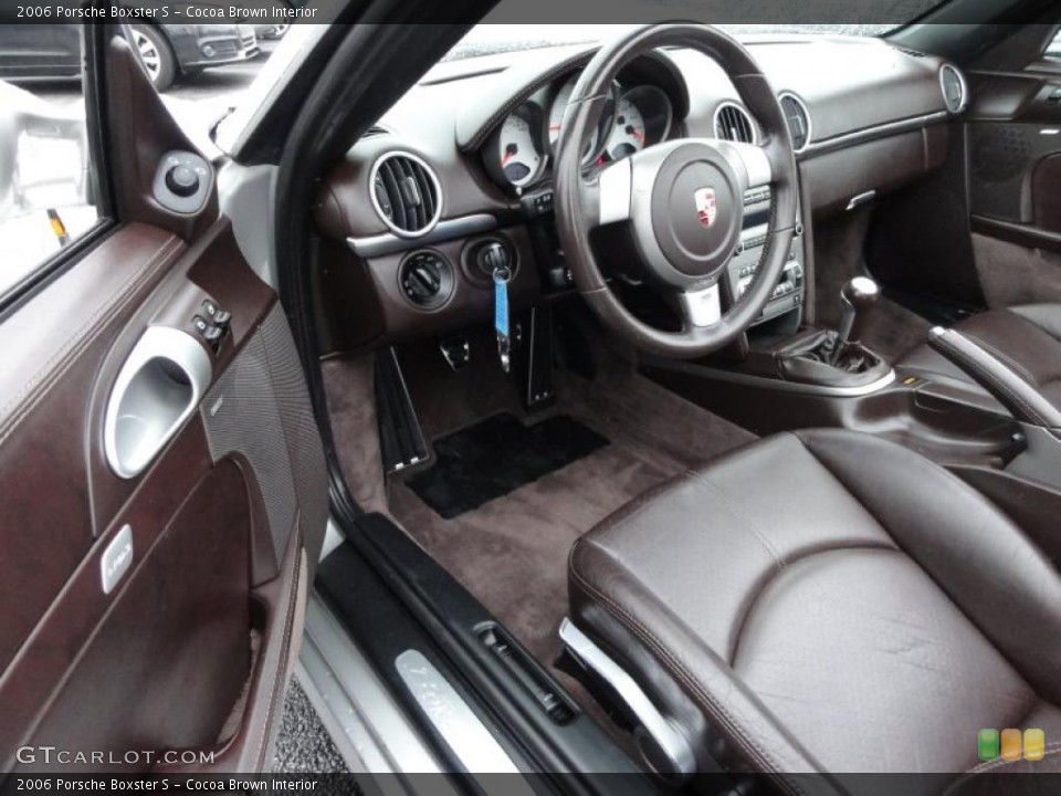 Cocoa Brown 2006 Porsche Boxster Interiors