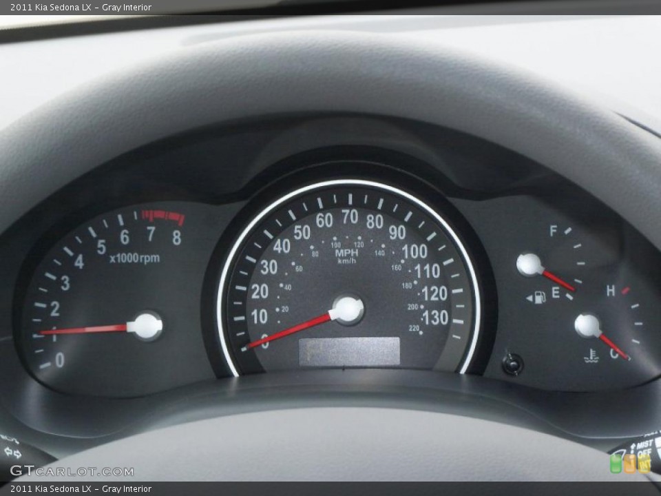 Gray Interior Gauges for the 2011 Kia Sedona LX #47419406