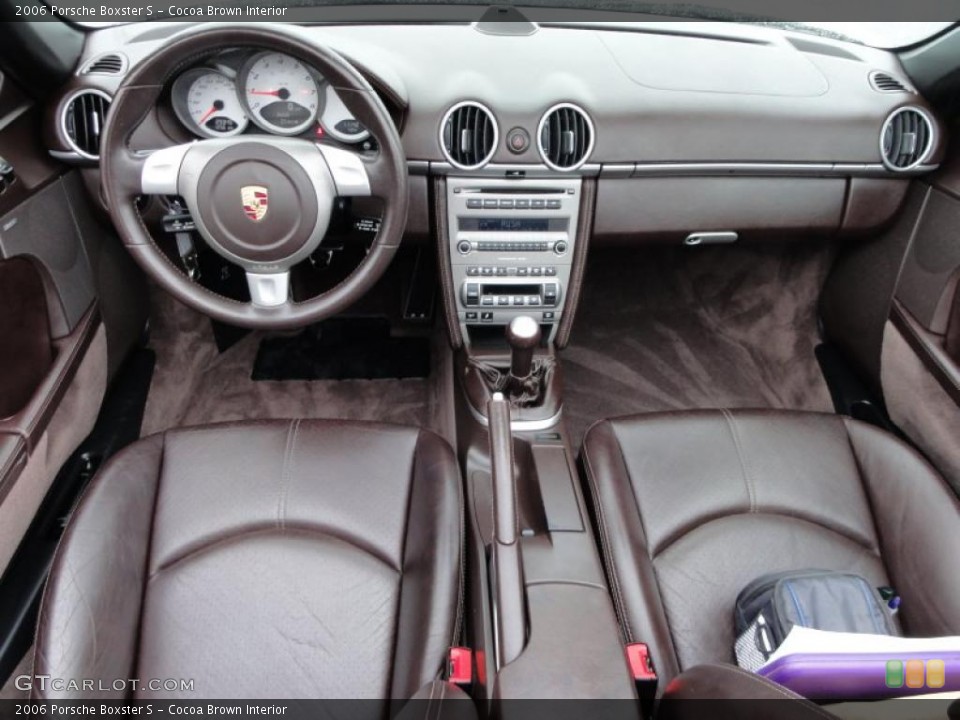 Cocoa Brown Interior Dashboard for the 2006 Porsche Boxster S #47419517