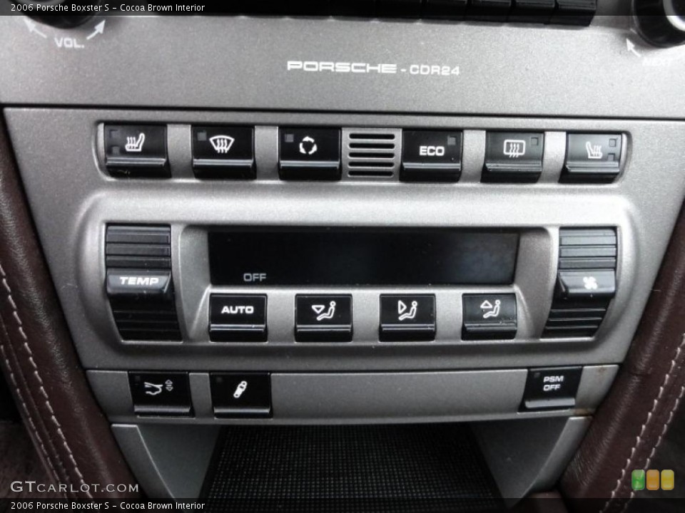 Cocoa Brown Interior Controls for the 2006 Porsche Boxster S #47419562