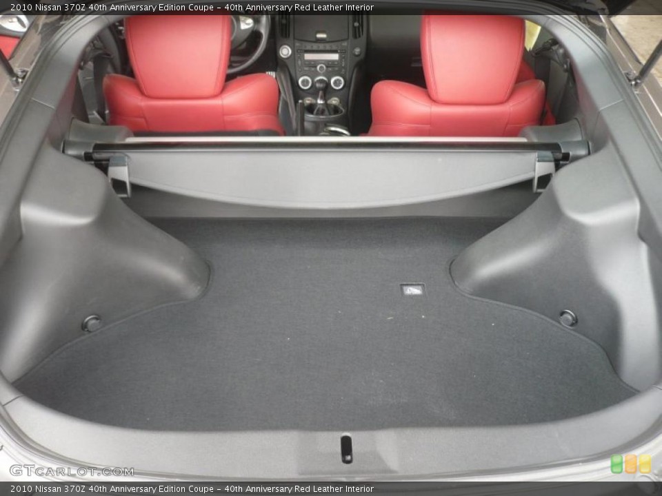 40th Anniversary Red Leather Interior Trunk for the 2010 Nissan 370Z 40th Anniversary Edition Coupe #47419922
