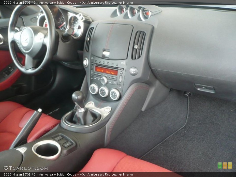 40th Anniversary Red Leather Interior Dashboard for the 2010 Nissan 370Z 40th Anniversary Edition Coupe #47419964