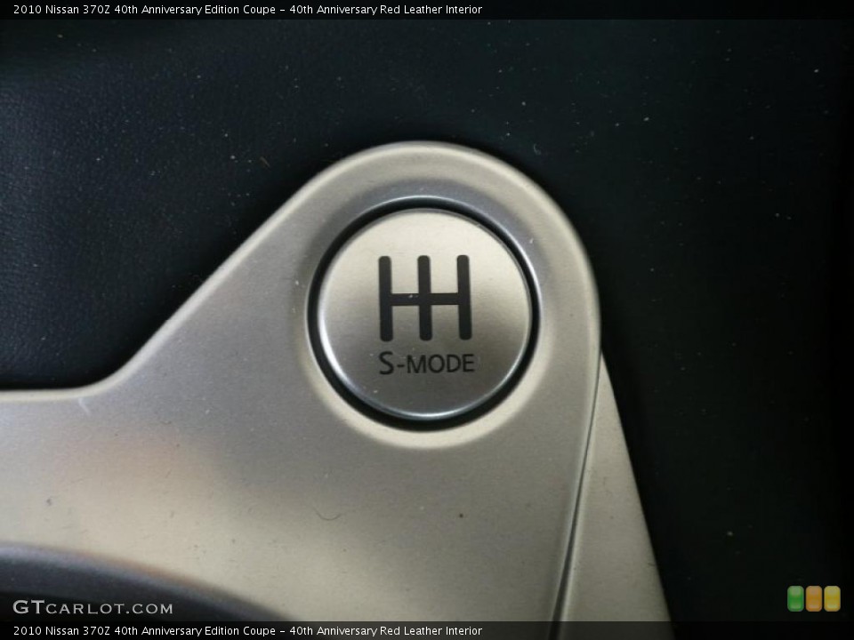 40th Anniversary Red Leather Interior Controls for the 2010 Nissan 370Z 40th Anniversary Edition Coupe #47420132