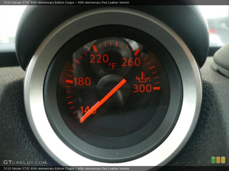40th Anniversary Red Leather Interior Gauges for the 2010 Nissan 370Z 40th Anniversary Edition Coupe #47420177