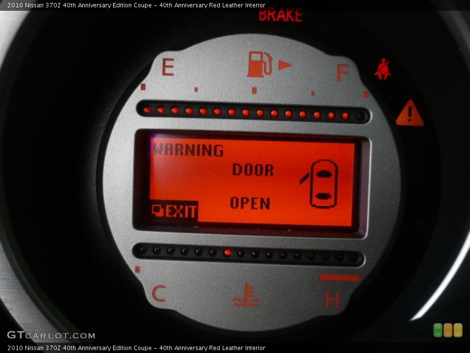 40th Anniversary Red Leather Interior Gauges for the 2010 Nissan 370Z 40th Anniversary Edition Coupe #47420234