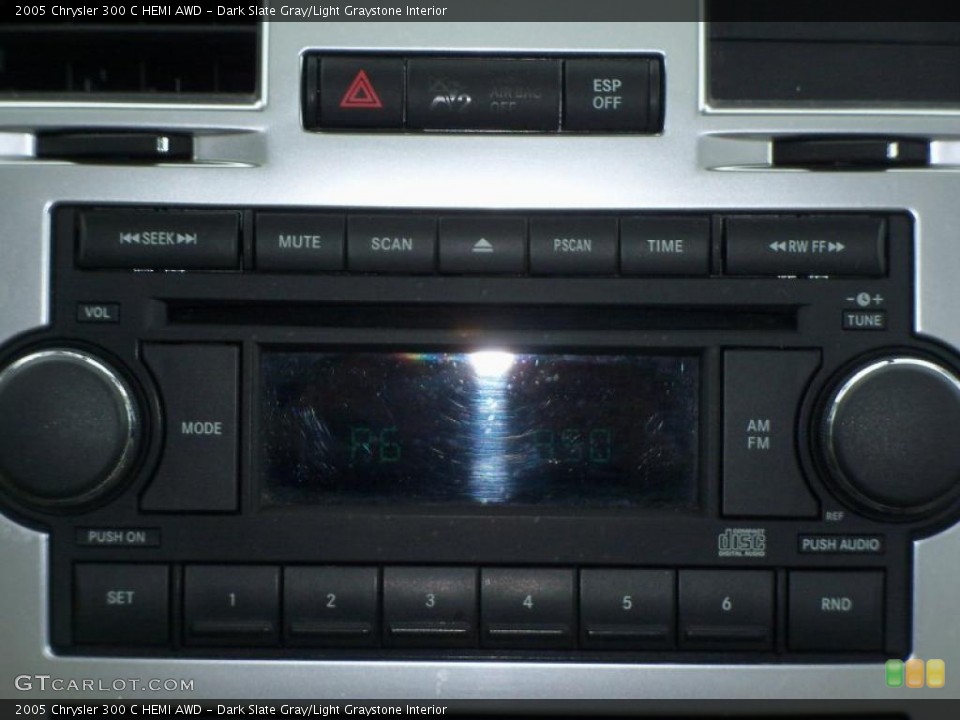 Dark Slate Gray/Light Graystone Interior Controls for the 2005 Chrysler 300 C HEMI AWD #47420901