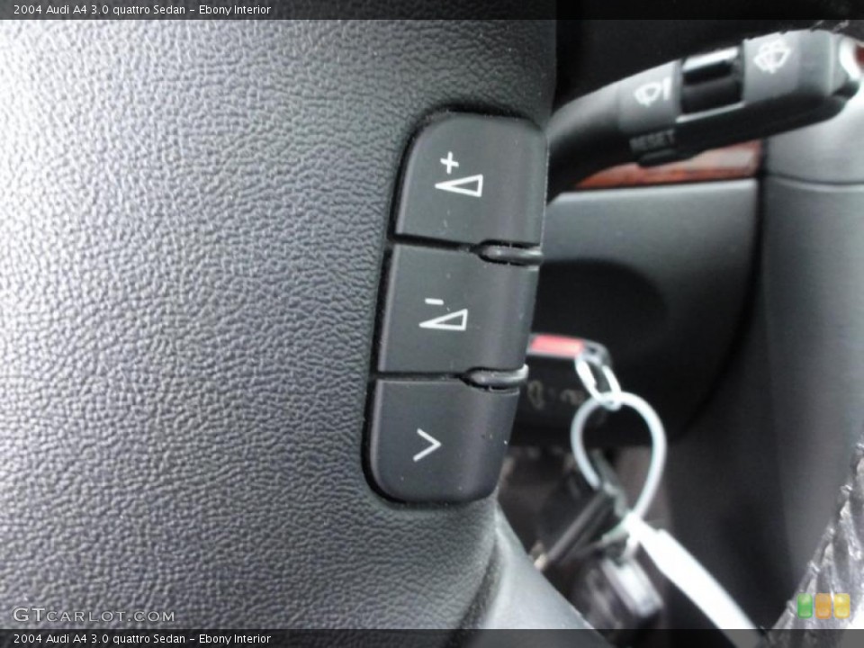 Ebony Interior Controls for the 2004 Audi A4 3.0 quattro Sedan #47421951