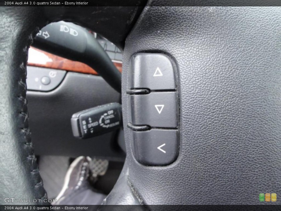 Ebony Interior Controls for the 2004 Audi A4 3.0 quattro Sedan #47421966
