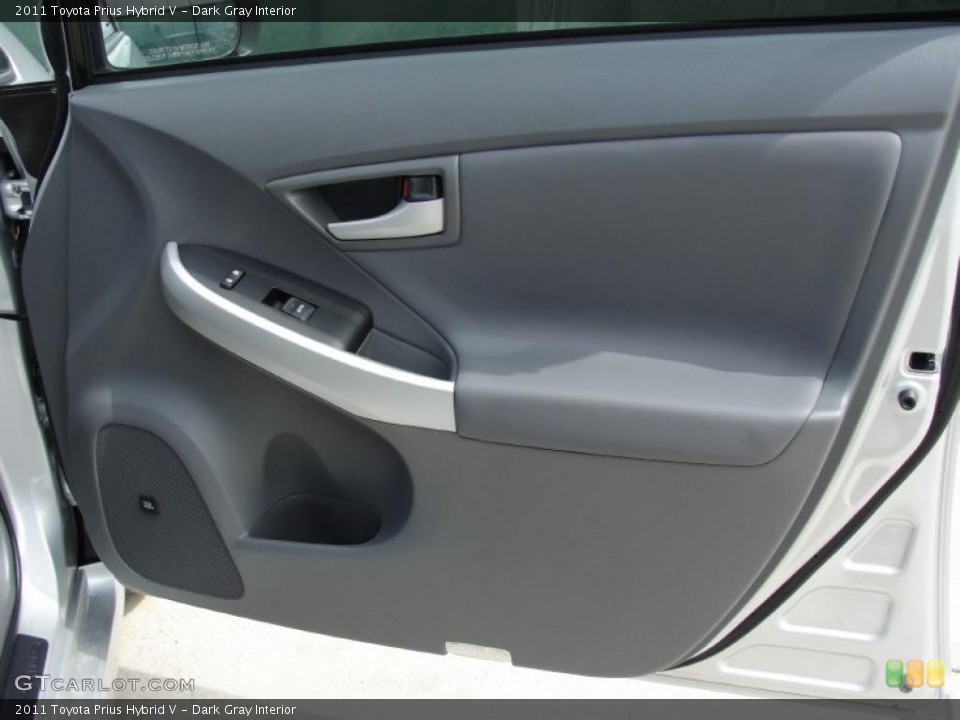 Dark Gray Interior Door Panel for the 2011 Toyota Prius Hybrid V #47423427