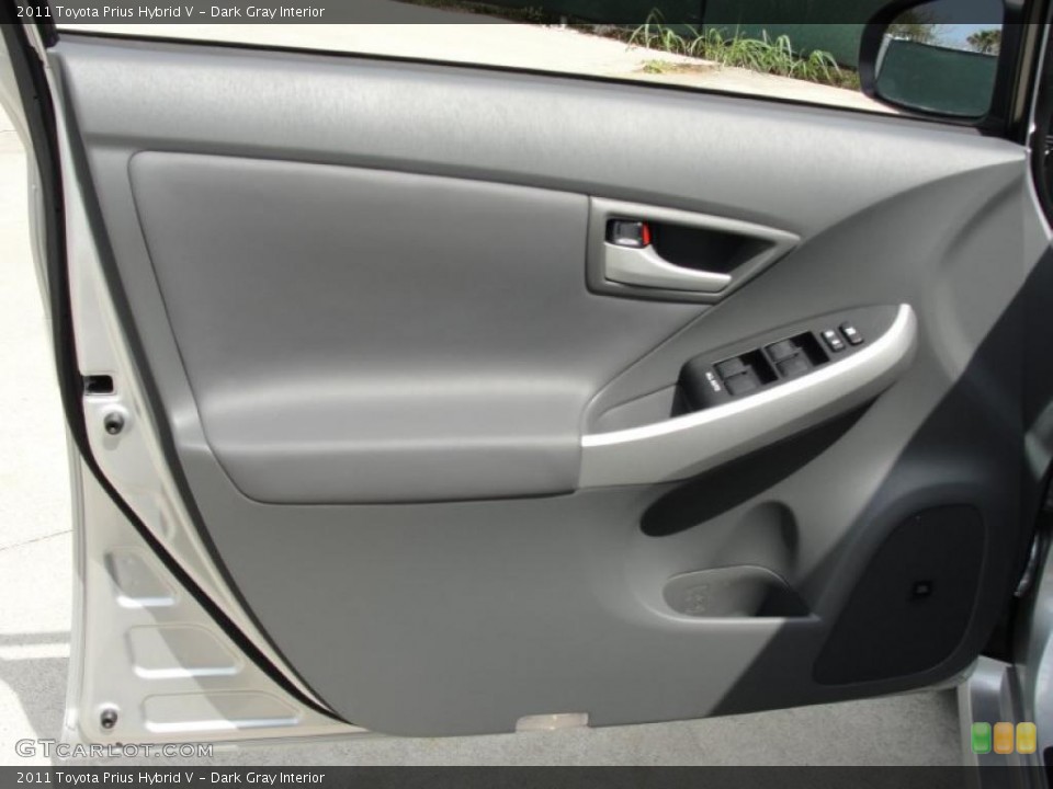 Dark Gray Interior Door Panel for the 2011 Toyota Prius Hybrid V #47423529