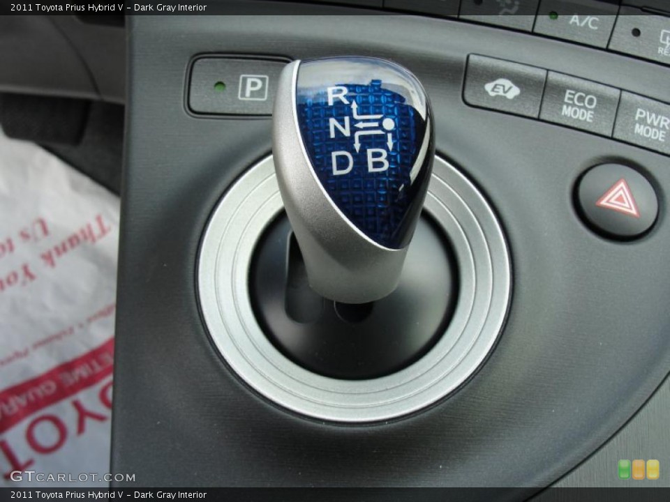 Dark Gray Interior Transmission for the 2011 Toyota Prius Hybrid V #47423649