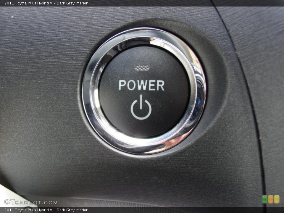 Dark Gray Interior Controls for the 2011 Toyota Prius Hybrid V #47423664