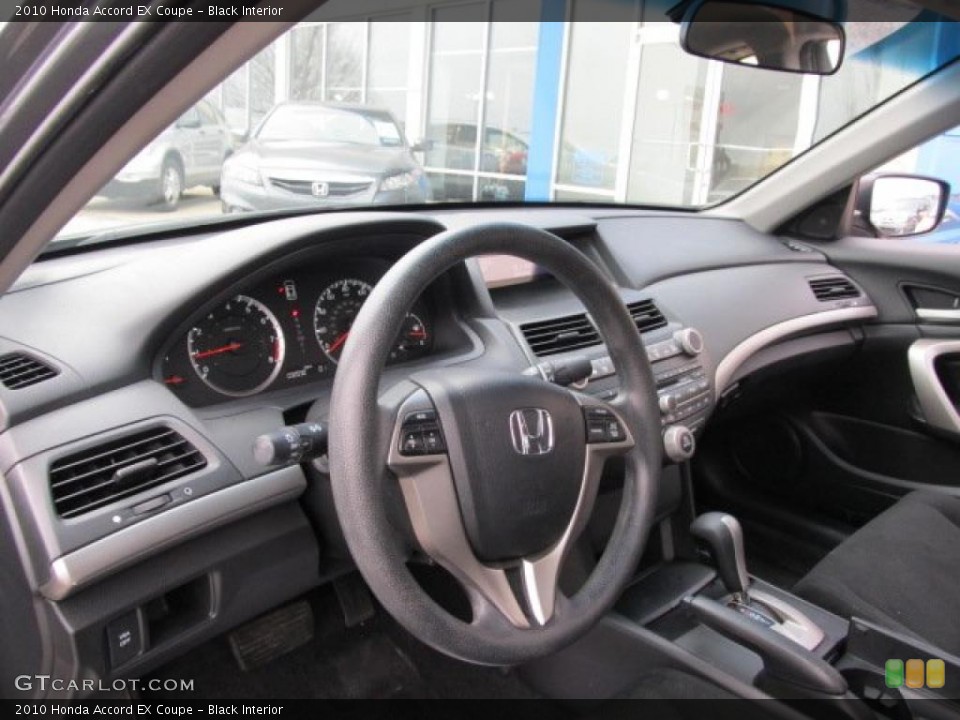 Black Interior Dashboard for the 2010 Honda Accord EX Coupe #47423715