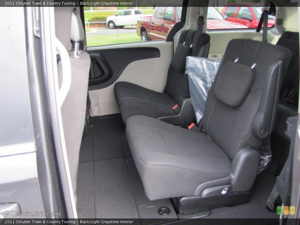 Black/Light Graystone Interior Photo for the 2011 Chrysler Town & Country Touring #47424960