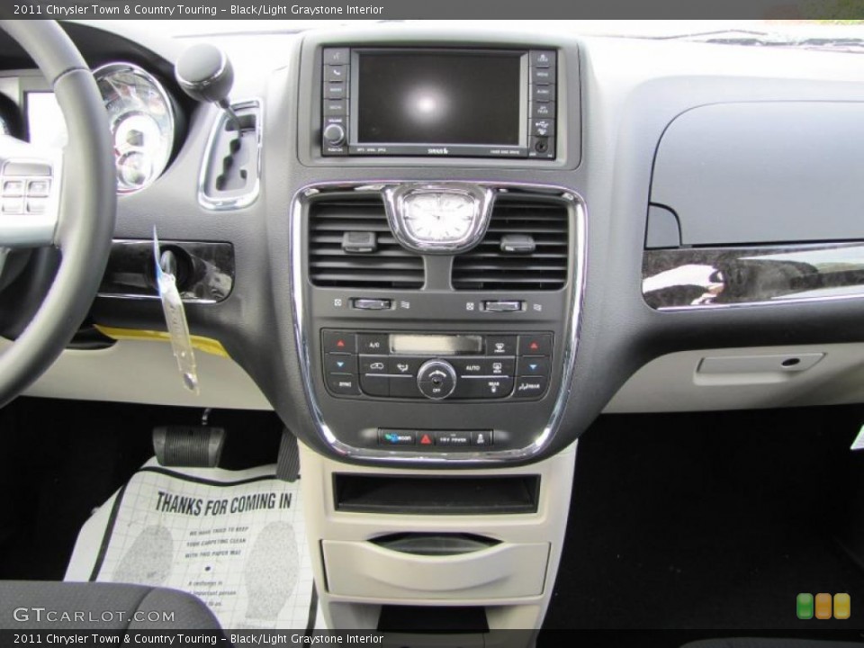 Black/Light Graystone Interior Controls for the 2011 Chrysler Town & Country Touring #47425014
