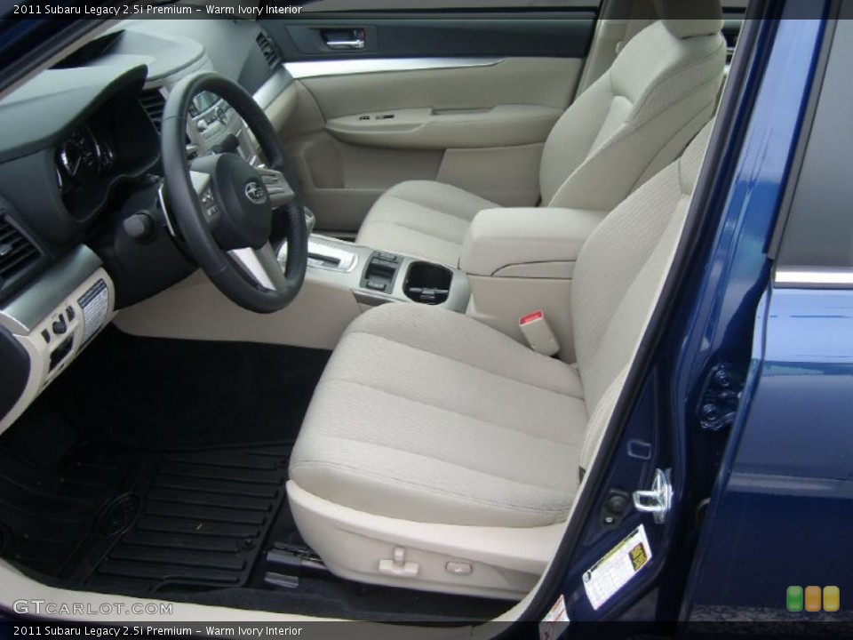 Warm Ivory Interior Photo for the 2011 Subaru Legacy 2.5i Premium #47425083