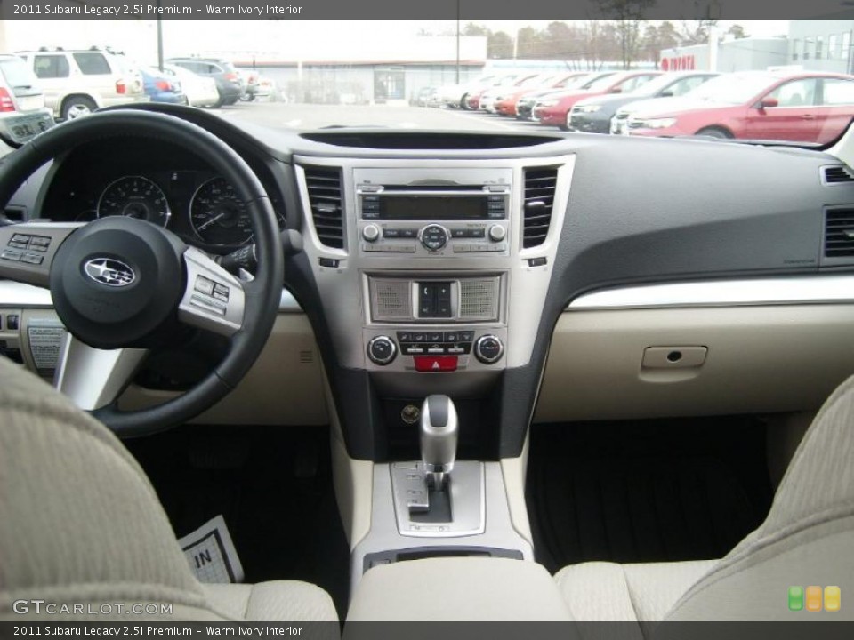 Warm Ivory Interior Dashboard for the 2011 Subaru Legacy 2.5i Premium #47425113