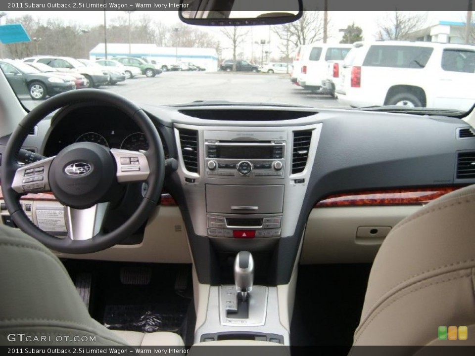 Warm Ivory Interior Dashboard for the 2011 Subaru Outback 2.5i Limited Wagon #47425428