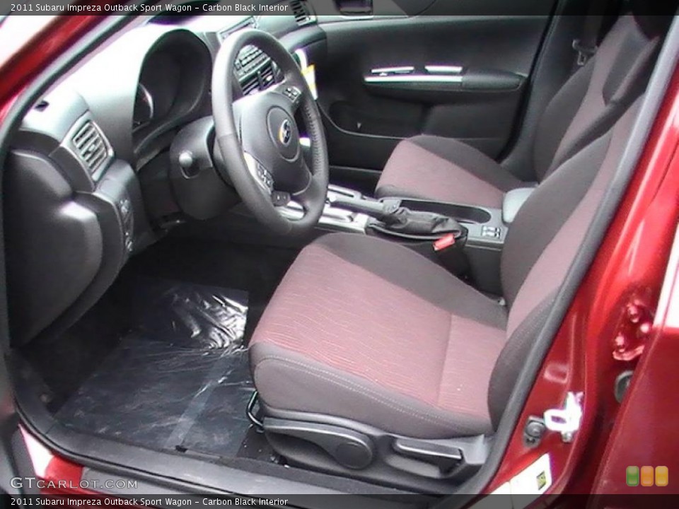 Carbon Black Interior Photo for the 2011 Subaru Impreza Outback Sport Wagon #47425959