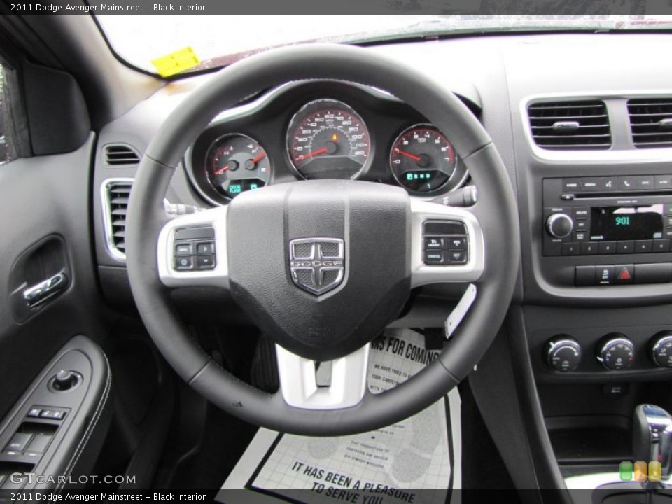 Black Interior Steering Wheel for the 2011 Dodge Avenger Mainstreet #47427411