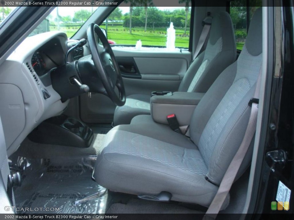 Gray Interior Photo for the 2002 Mazda B-Series Truck B2300 Regular Cab #47428302