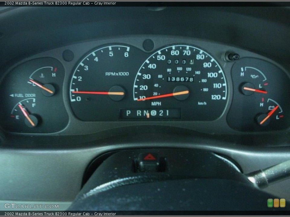Gray Interior Gauges for the 2002 Mazda B-Series Truck B2300 Regular Cab #47428380