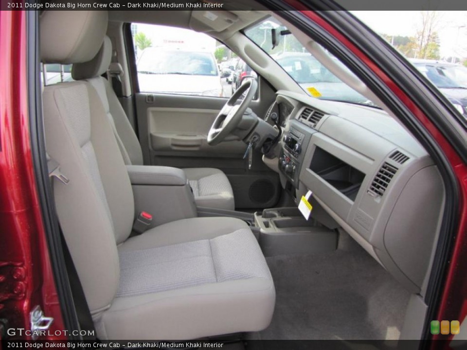 Dark Khaki/Medium Khaki Interior Photo for the 2011 Dodge Dakota Big Horn Crew Cab #47428905