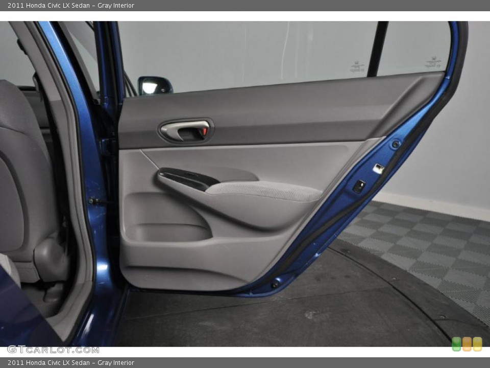 Gray Interior Door Panel for the 2011 Honda Civic LX Sedan #47430216