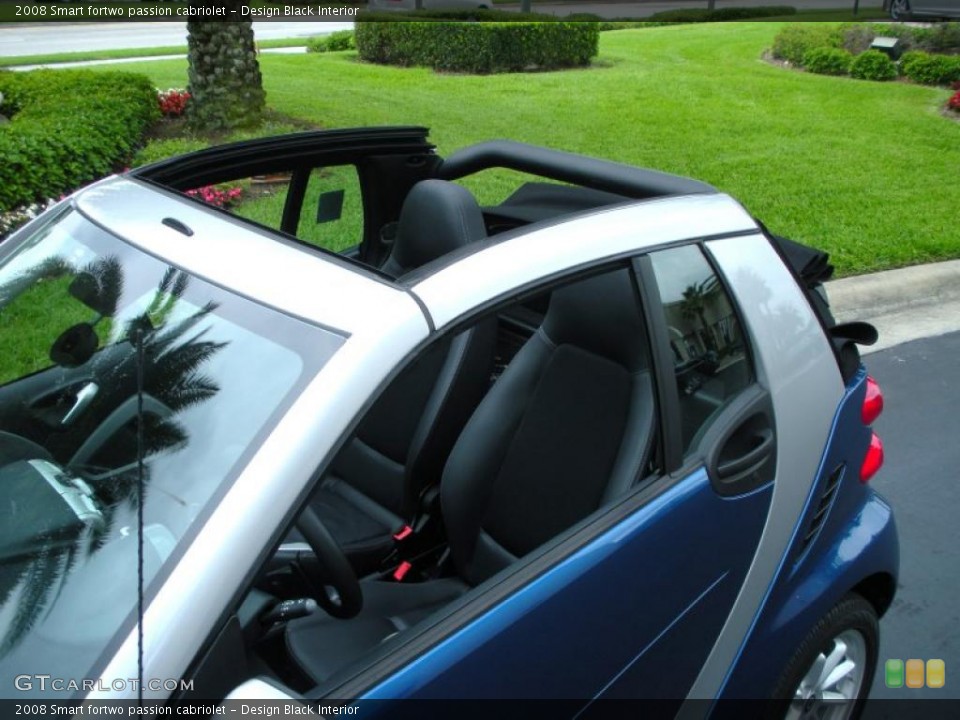 Design Black Interior Sunroof for the 2008 Smart fortwo passion cabriolet #47430234