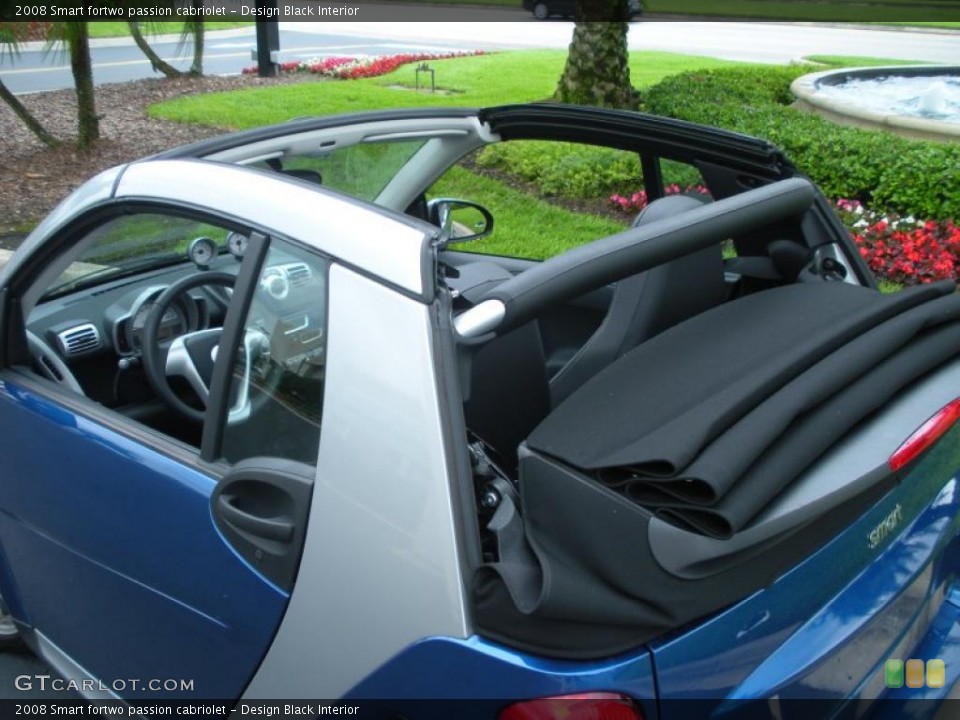 Design Black Interior Sunroof for the 2008 Smart fortwo passion cabriolet #47430249