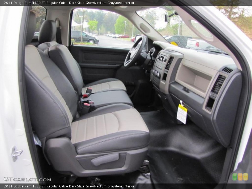 Dark Slate Gray/Medium Graystone Interior Photo for the 2011 Dodge Ram 1500 ST Regular Cab #47430471