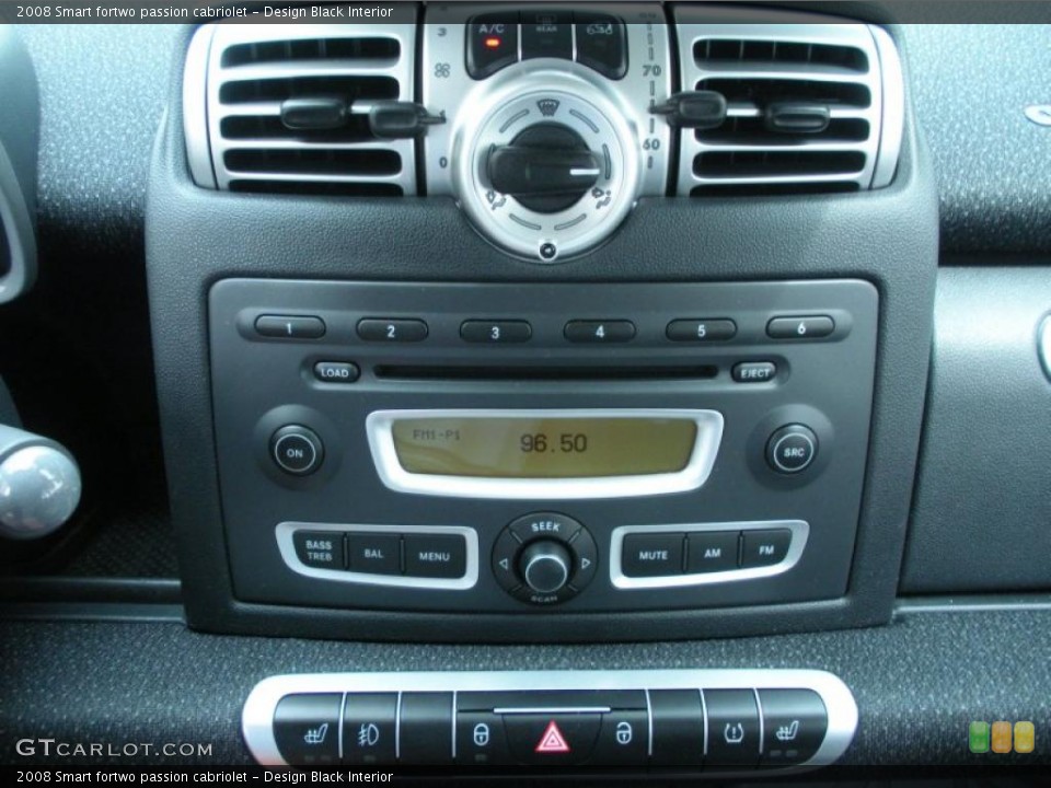 Design Black Interior Controls for the 2008 Smart fortwo passion cabriolet #47430486