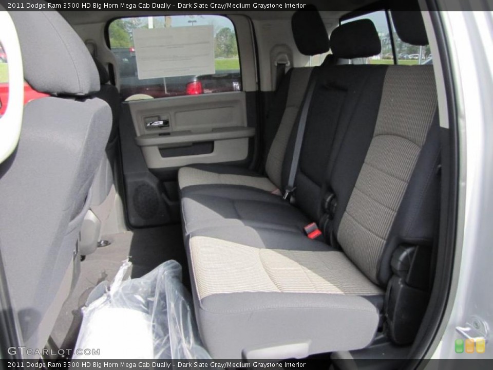 Dark Slate Gray/Medium Graystone Interior Photo for the 2011 Dodge Ram 3500 HD Big Horn Mega Cab Dually #47430678