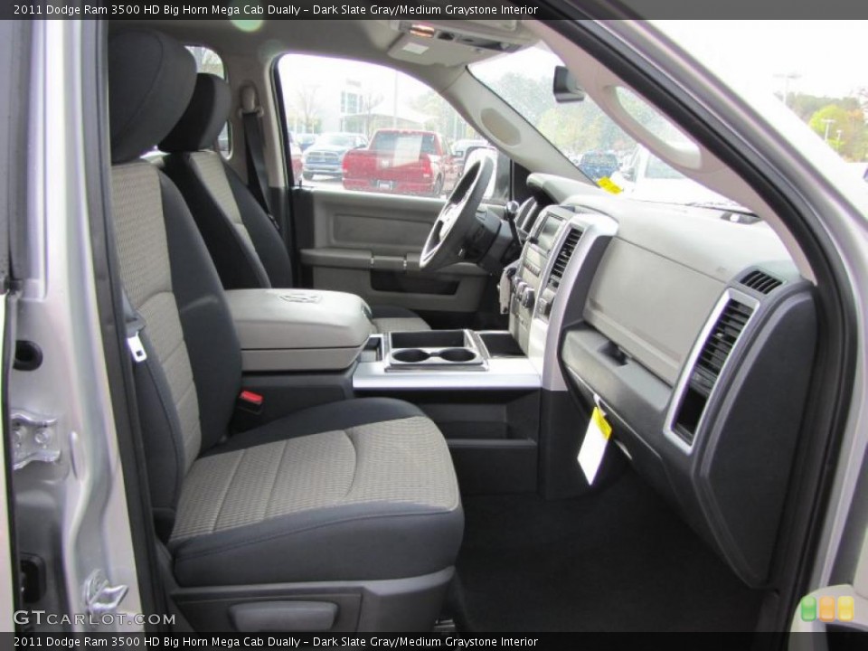 Dark Slate Gray/Medium Graystone Interior Photo for the 2011 Dodge Ram 3500 HD Big Horn Mega Cab Dually #47430693