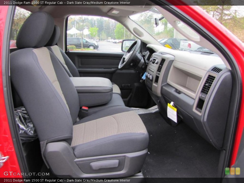 Dark Slate Gray/Medium Graystone Interior Photo for the 2011 Dodge Ram 1500 ST Regular Cab #47431055