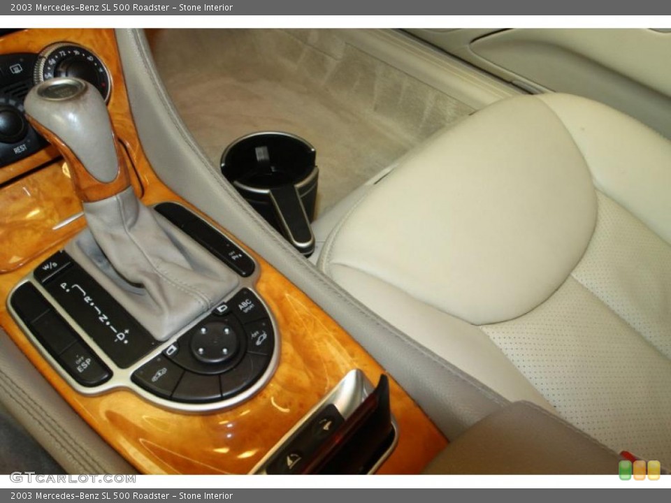 Stone Interior Photo for the 2003 Mercedes-Benz SL 500 Roadster #47432055