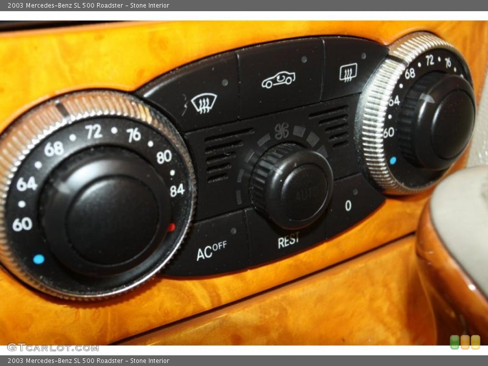 Stone Interior Controls for the 2003 Mercedes-Benz SL 500 Roadster #47432127
