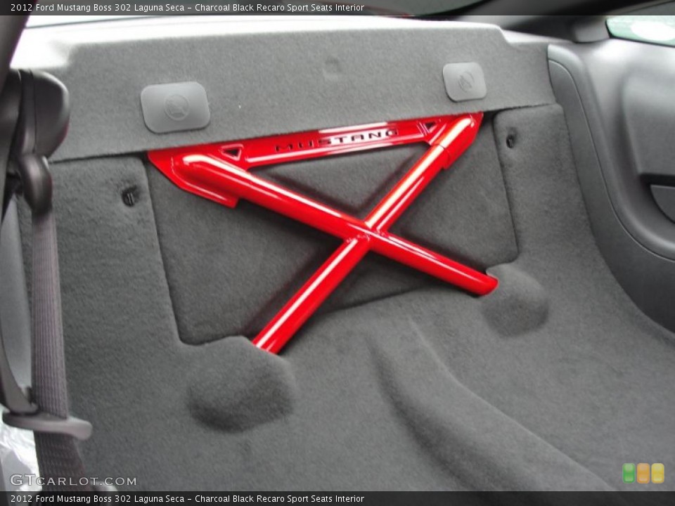 Charcoal Black Recaro Sport Seats Interior Photo for the 2012 Ford Mustang Boss 302 Laguna Seca #47433039