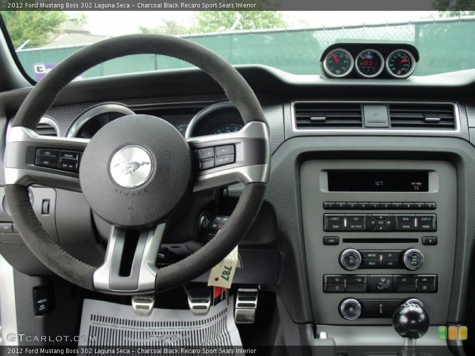 Charcoal Black Recaro Sport Seats Interior Dashboard for the 2012 Ford Mustang Boss 302 Laguna Seca #47433099