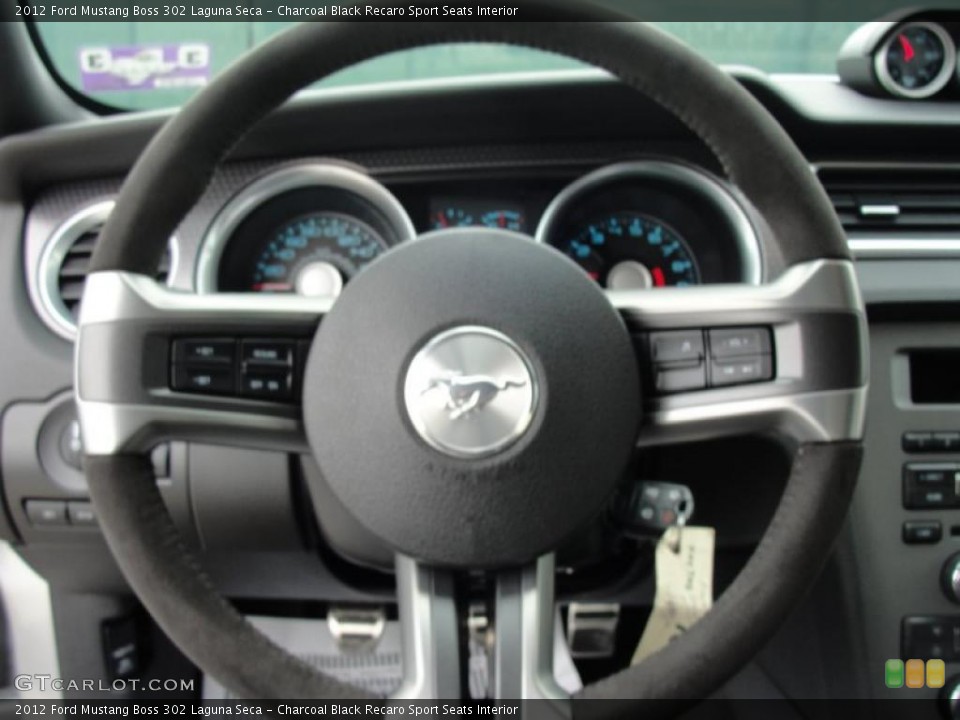 Charcoal Black Recaro Sport Seats Interior Steering Wheel for the 2012 Ford Mustang Boss 302 Laguna Seca #47433177