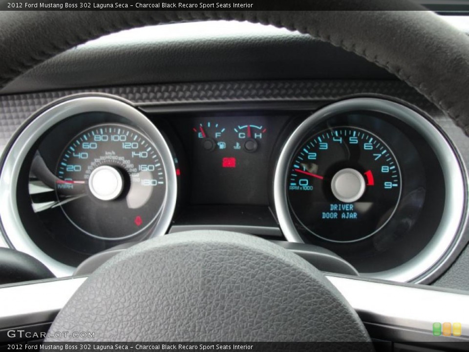 Charcoal Black Recaro Sport Seats Interior Gauges for the 2012 Ford Mustang Boss 302 Laguna Seca #47433189