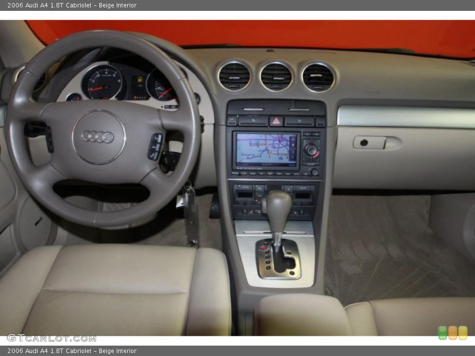 Beige Interior Dashboard for the 2006 Audi A4 1.8T Cabriolet #47433750