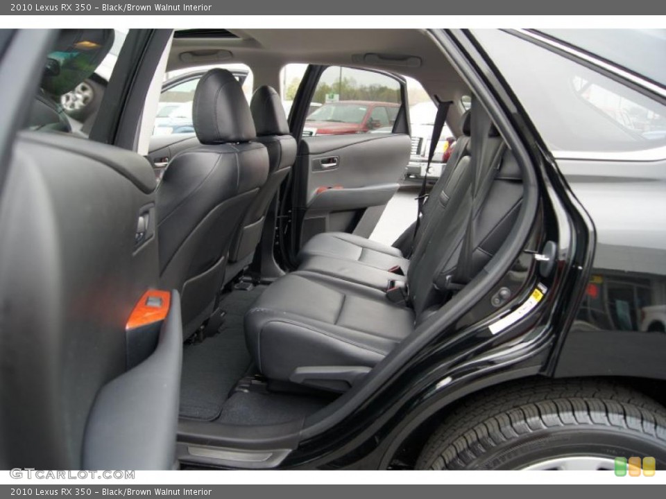 Black/Brown Walnut Interior Photo for the 2010 Lexus RX 350 #47433910