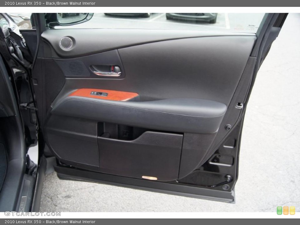 Black/Brown Walnut Interior Door Panel for the 2010 Lexus RX 350 #47434002