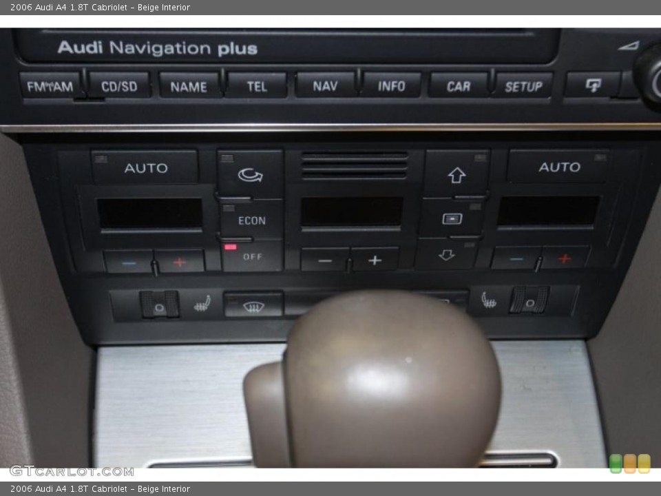Beige Interior Controls for the 2006 Audi A4 1.8T Cabriolet #47434071