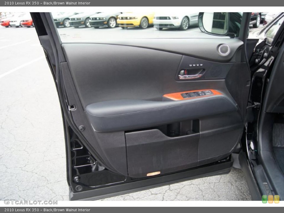 Black/Brown Walnut Interior Door Panel for the 2010 Lexus RX 350 #47434074