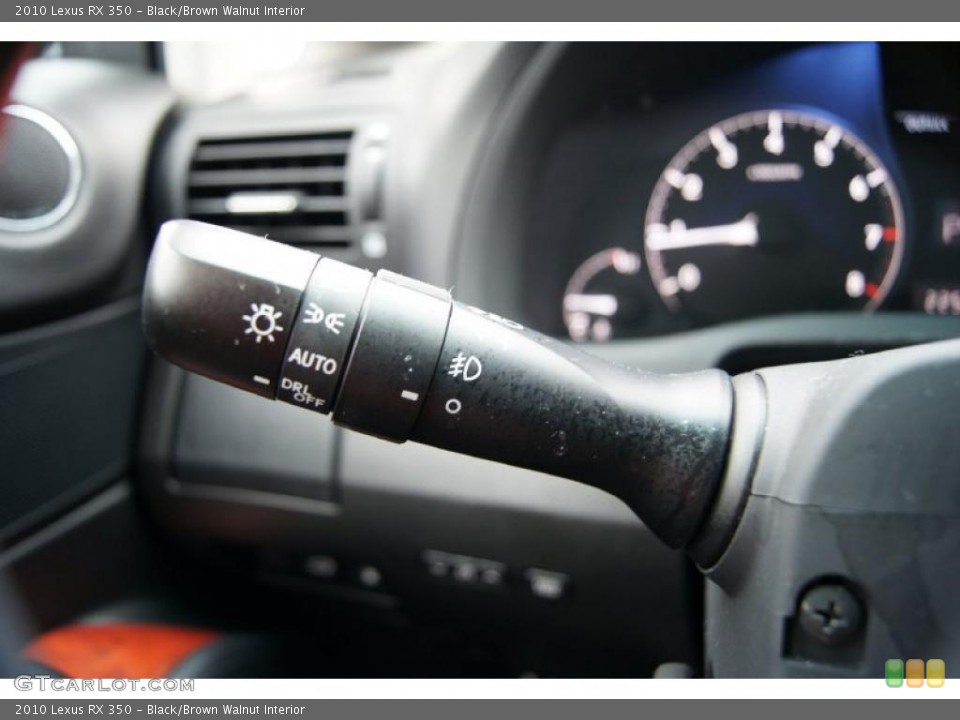 Black/Brown Walnut Interior Controls for the 2010 Lexus RX 350 #47434146